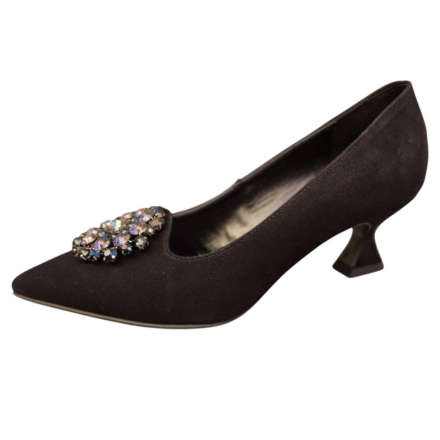 Pedro Anton women&#39;s heeled suede pump size 37 - $111.87