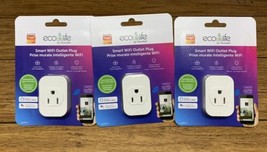eco4life Smart WiFi Plug, App Control, Work with Alexa Google Home Lot CV JD - £15.91 GBP