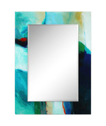 48 x 36 in. Sky Rectangular Reverse Printed Tempered Glass Art with 36 x... - $397.28