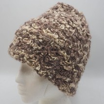 Vintage Punto Invierno Gorra Talla Única Mezcla Lana Hecho en Italia - $40.39