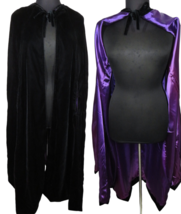 Vintage Morbid Threads Black Velvet Full Length Cloak Cape Witch Vampire... - $350.00