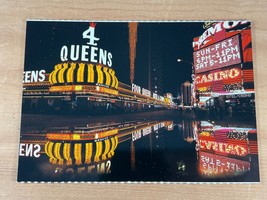 Vintage Postcard, Las Vegas, Nevada - Four Queens Hotel and Casino, Fremont St - £3.74 GBP