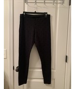 Women&#39;s Size Legging Pants Yoga Running Gym Black Bow Tie Theme Unknown ... - $34.30