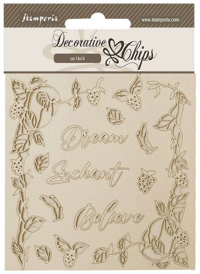 Stamperia Decorative Chips 5.5&quot;X5.5&quot;-Woodland Dream SCB193 - $8.29