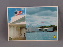 Vintage Postcard - USS Arizona Memorial Hawaii - Pineapple Prints - £11.99 GBP