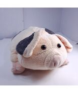 Aurora Pig plush Hogwash Cream grey spots Beanbag Weighted Hog pillow gr... - $4,387.71 MXN