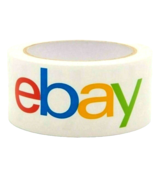 EBAY LOGO BRANDED SHIPPING PACKING/PACKAGING TAPE-1 ROLL 75 YARD x 2&quot;/ 2... - $13.32 CAD