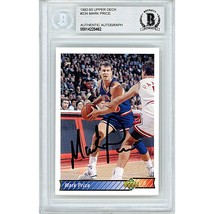 Mark Price Cleveland Cavaliers Auto 1992 Upper Deck Autographed On-Card Beckett - £62.84 GBP
