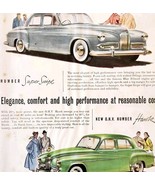 1954 Humber Super Snipe Hawk Import Advertisement Autocar Automobilia DW... - $42.12 CAD