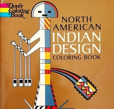 1971 North American Indian Design Dover Coloring Book Vintage 1st Ed NOS New B82 - £23.53 GBP