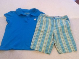 Girls - Lot of 2 - Arizona Jean Co. Size 6x polo shirt &amp; 6 slim shorts - £6.41 GBP