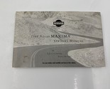 1998 Nissan Maxima Owners Manual Handbook OEM G04B40019 - £21.08 GBP
