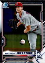 2021 Bowman Chrome Prospects #BCP-29 Matthew Liberatore NM-MT Cardinals ID:46178 - $1.67