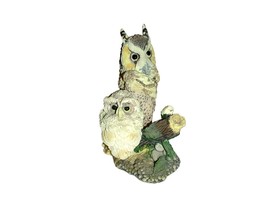 1994 Hamilton Collection Owls Peaceful Perch Nesting Instincts Russell Willis - $19.75