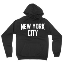 New York City Hoodie Men&#39;s Shirt Screen-Printed NYC Hooded Sweatshirt - £23.96 GBP+