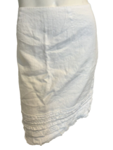 Tommy Bahama White Linen Lined A Line Skirt Size 10 - £14.68 GBP