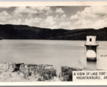 RPPC View of Lake Fort Smith Mountainburg Arkansas AR UNP Postcard M15 - £7.08 GBP