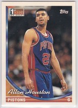 M) 1993-94 Topps Basketball Trading Card - Allan Houston #261 - £1.56 GBP