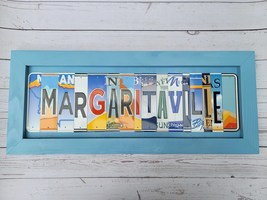 Margaritaville Hand Crafted License Plate Sign 5 O´Clock Somewhere Jimmy Buffet 