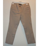 DOLCE &amp; GABBANA Cropped Capris riding Pants tan Sz 38 new - $7,088.92 MXN