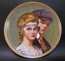 Norman Rockwell Rediscovered Women Porcelain Plate Meeting On The Path - £9.28 GBP