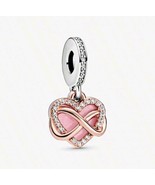 Zirconia heart simil pandora charms,heart charm for pandora, gift charm ... - $34.30 CAD