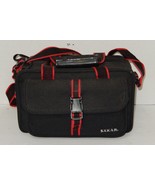 Sakar Camera Carry Bag Case Padded Black Red - $470.20 MXN