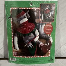 Leisure Arts 21" Sock Monkey Kit - Jingles, #46304 with Adoption Papers - $15.88