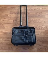 TUMI Deluxe Briefcase/Luggage 2-Wheel 26104DH Carry-On Nylon Black  17x1... - €151,27 EUR