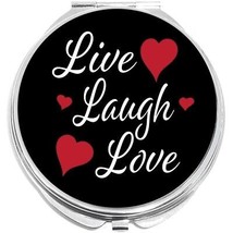Live Laugh Love Compact with Mirrors - Perfect for your Pocket or Purse - $11.76