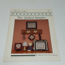 Lindy Jane Designs &quot;Quilted Sampler&quot; Cross Stitch Pattern Leaflet LJD 8 - $11.64