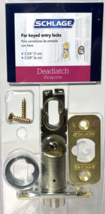 Schlage Deadlatch Replacement for Keyed Entry Locks 2-3/4&quot; or 2-3/8&quot; Bac... - £10.81 GBP