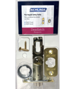 Schlage Deadlatch Replacement for Keyed Entry Locks 2-3/4&quot; or 2-3/8&quot; Bac... - £10.92 GBP