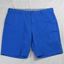 Brooks Brothers 40 x 10&quot; Blue Stretch Flat Front Chino Shorts - $24.99