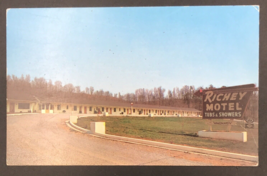 VTG Richey Motel Tubs &amp; Showers Chattanooga TN Tennessee Postcard Dexter Press - £5.33 GBP