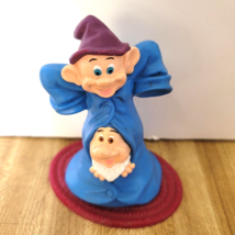 Dopey Sneezy Spinner Mc Donald&#39;s Happy Meal Toy Seven Dwarfs 1992 Cake T... - £3.10 GBP