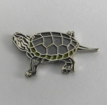 Exotic Water Turtle Lapel Pin Badge 3/4 Inch - £4.50 GBP