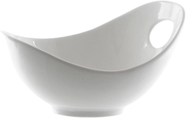 10 Strawberry Street Whittier 7.75&quot;/24 Oz Fruit Bowl with Cut Out, Set of 4, Whi - £25.12 GBP