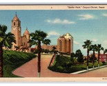 Spohn Park Corpus Christi Texas TX UNP Unused Linen Postcard U8 - £2.33 GBP