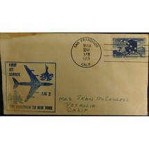 FFC First Jet Service AM 2 San Francisco to New York FDC - £1.53 GBP