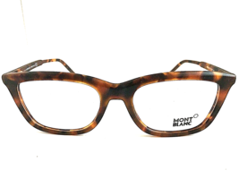 MONTBLANC MB 553 052 53mm Matte Tortoise Rx Men&#39;s Eyeglasses Frame Italy - £270.38 GBP