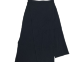HELMUT LANG Womens Skirt Midi Stagerred Seam Solid Black Size XS H07HW301 - £61.65 GBP