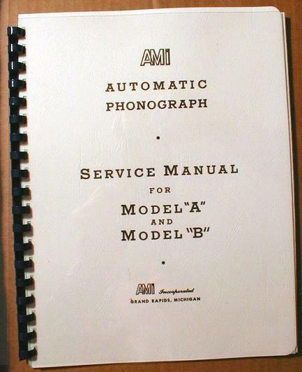 AMI Model A&amp;B Jukebox Manual - $24.74