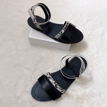 Female Footwear Snake Print Women&#39;s Sandals 2021 Summer Fashion PU Leather Casua - £21.12 GBP