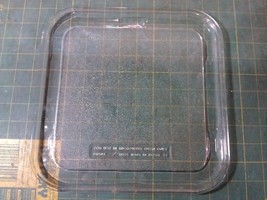 7TT69 MICROWAVE TURNTABLE PLATTER, 10-7/16&quot; SQUARE, &quot;0025&quot;, 6 FEET, VERY... - $13.81