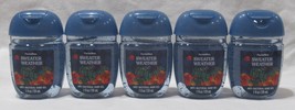Bath &amp; Body Works PocketBac Hand Gel Set Lot 5 SWEATER WEATHER sage euca... - $23.75