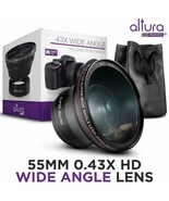 55MM 0.43X HD Wide Angle Lens for Sony Alpha DSLR A900 A700 A500 A330 A2... - £43.64 GBP