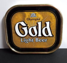Olympia Brewing Co Gold Light Beer Plastic Advertising Vintage Sign - £78.17 GBP