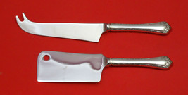 Rosemary By Easterling Sterling Silver Cheese Server Serving Set 2PC Hhws Custom - £91.87 GBP