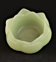 Pale Sage Lotus tealight holder, Opaque Resin mini bowl, Flower change dish - $8.00+